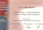 Uzm. Dr. Melis Mosavi Dermatoloji sertifikası
