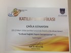 Uzm. Dyt. Çağla Günaydın Diyetisyen sertifikası