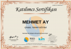 Uzm. Kl. Psk. Mehmet Ay Psikoloji sertifikası