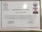 Op. Dr. Veysel Toprak Kadın Hastalıkları ve Doğum sertifikası