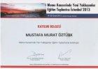 Op. Dr. Mustafa Murat Öztürk Plastik Rekonstrüktif ve Estetik Cerrahi sertifikası