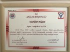 Psk. Dan. Serap Bozkaya Psikoloji sertifikası