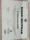 Psk. Nazlıcan Aydın Psikoloji sertifikası