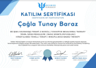 Psk. Çağla Tunay Baraz Psikoloji sertifikası