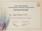 Op. Dr. Ayşe Arduçoğlu Merter Genel Cerrahi sertifikası
