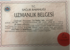 Uzm. Dr. Osman Adıgüzel Fiziksel Tıp ve Rehabilitasyon sertifikası