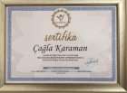 Dyt. Çağla Karaman Diyetisyen sertifikası