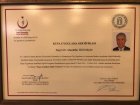 Uzm. Dr. Muzaffer Öztosun Geleneksel ve Tamamlayıcı Tıp sertifikası