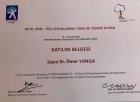 Op. Dr. Ömer Yonga Ortopedi ve Travmatoloji sertifikası