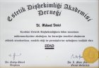 Dr. Dt. Mehmet Derici Diş Hekimi sertifikası