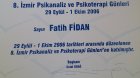 Uzm. Psk. Dan. Fatih Fidan Psikoloji sertifikası