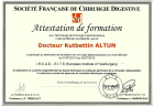 Op. Dr. Kutbettin Altun Genel Cerrahi sertifikası
