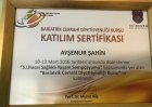 Uzm. Dyt. Ayşenur Şahin Bilgin Diyetisyen sertifikası