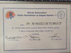 Op. Dr. Mehmet Mazlum Turgut Kadın Hastalıkları ve Doğum sertifikası
