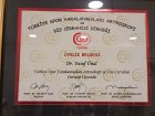Op. Dr. Yusuf Ünal Ortopedi ve Travmatoloji sertifikası