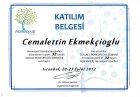 Dr. Cemalettin Ekmekcioğlu Geleneksel ve Tamamlayıcı Tıp sertifikası