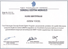 Klinik Psikolog  Gizem Durduran Psikoloji sertifikası