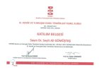 Prof. Dr. Seyit Ali Gümüştaş Ortopedi ve Travmatoloji sertifikası