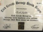 Op. Dr. Erol Aydın Genel Cerrahi sertifikası