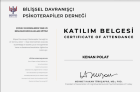 Dr. Öğr. Üyesi Kenan Polat Psikolojik Danışman sertifikası