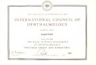 Prof. Dr. Şengül Özdek Göz Hastalıkları sertifikası
