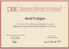 Dr. Psikoterapist Betül Erdoğan Fındıklı Psikoterapi sertifikası