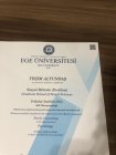 Uzm. Psk. Yeşim Altundaş Şahin Psikoloji sertifikası