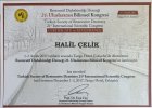 Dr. Öğr. Üyesi Halil Çelik Diş Hekimi sertifikası