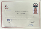 Dr. Engin Çelik Medikal Estetik Tıp Doktoru sertifikası
