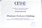 Doç. Dr. Dursun Hakan Delibaş Psikiyatri sertifikası