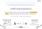 Psk. Sabri Said Kaşlıoğlu Aile Danışmanı (Psikolog) sertifikası