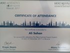 Uzm. Dr. Ali Şahan Dermatoloji sertifikası