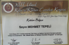 Op. Dr. Mehmet Akgün Tepeli Genel Cerrahi sertifikası