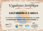 Uzm. Psk. Ezgi Tarhan Psikoloji sertifikası