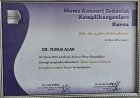 Op. Dr. Yunus Acar Genel Cerrahi sertifikası