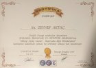Dyt. Zeynep Aktaç Diyetisyen sertifikası