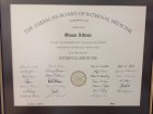Uzm. Dr. Sinan Altıner Dahiliye - İç Hastalıkları sertifikası