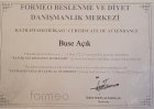 Dyt. Buse Açık Diyetisyen sertifikası