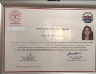 Op. Dr. Mine Tüzel Kadın Hastalıkları ve Doğum sertifikası