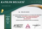 Uzm. Dyt. Melisa Eken Diyetisyen sertifikası