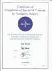 Prof. Dr. Can Taneli Çocuk Cerrahisi sertifikası