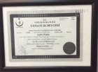Op. Dr. Şafak Öztürk Genel Cerrahi sertifikası