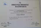 Uzm. Psk. Dan. Fatih Fidan Psikoloji sertifikası