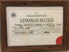 Op. Dr. Ali Rıza Aydın Kadın Hastalıkları ve Doğum sertifikası