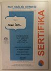 Uzm. Kl. Psk. Arzu Ünal Psikoloji sertifikası
