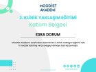 Psk. Esra Dorum Psikoloji sertifikası