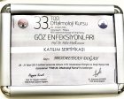 Op. Dr. Mehmethan Doğan Göz Hastalıkları sertifikası