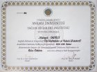 Dr. Dt. Mehmet Derici Diş Hekimi sertifikası