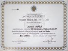 Dr. Dt. Mehmet Derici Diş Hekimi sertifikası