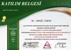 Dyt. Gamze Taşkın Diyetisyen sertifikası